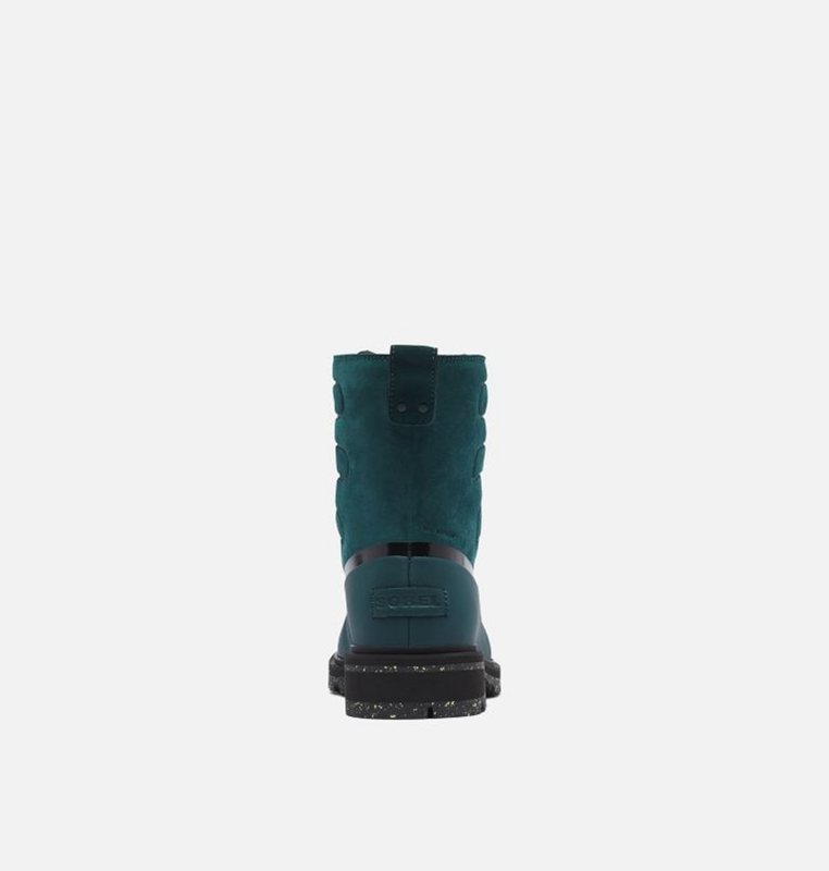 Sorel Lennox™ Street Lace Mid - Womens Rain Boots Navy - 742163VZX